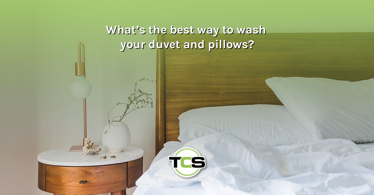 What’s the best way to wash your duvet and pillows?