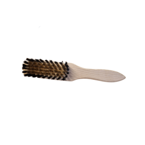 Suede Brass and Bristle brush